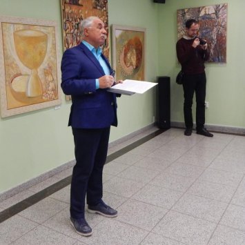Вернисаж Виктора Татаренко 1.11.19 (Фотографии Ольги Набатовой)