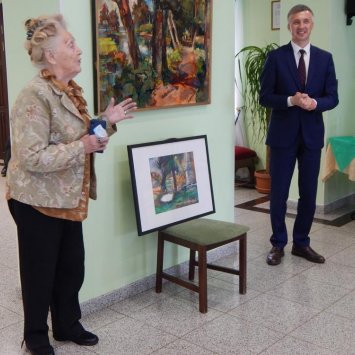 Чествование с 75-летием художника Альберта Бакуна. 23 августа 2021 г.