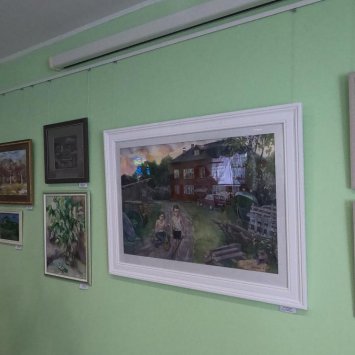 Открытие выставки живописи Вадима Белокопытова "Звенящая тишина" и выставки живописи и графики преподавателей ДШИ "12 лет вместе"