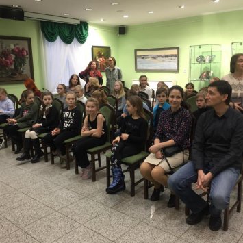 Открытие выставки живописи Сергея и Натальи Филипповых. 9 декабря 2019 г.