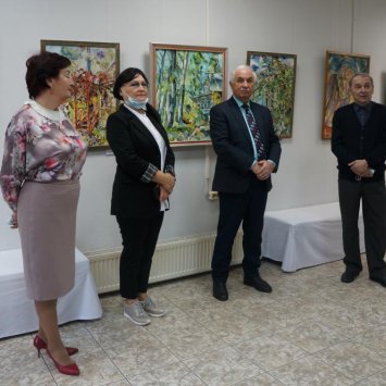  Открытие выставки, посвященной памяти Елены Крыловой. 5 ноября 2021 г.