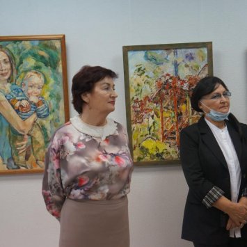  Открытие выставки, посвященной памяти Елены Крыловой. 5 ноября 2021 г.