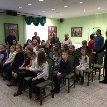 Открытие выставки Елены Бичевиной "Красный элемент". 18 марта 2020 г.