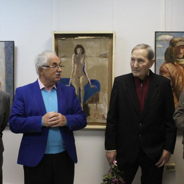 Выставка живописи, посвященная 80-летию выборгского художника Малыхина Николая Алексеевича. 19 января 2019 г.
